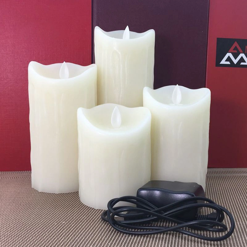 Hot Selling Safety Flameless Rechargeable Electric Tea Light LED Candle